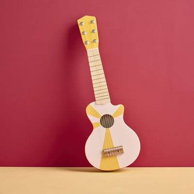 Kindergitarre "Yellow White"