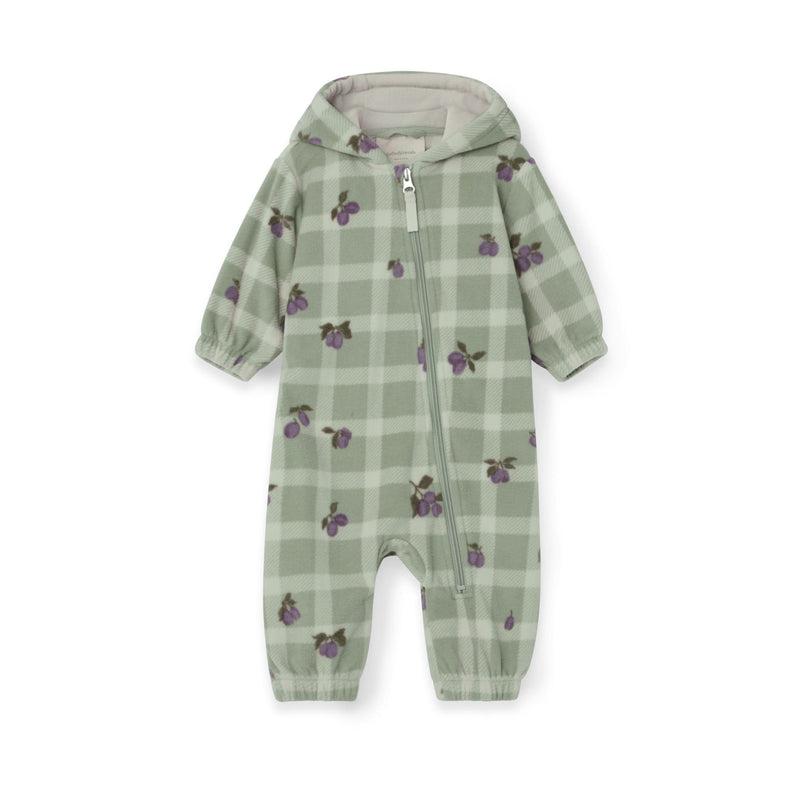 Baby-Overall aus Fleece "Prune Check"