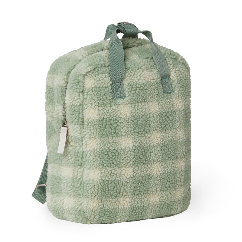 Kinderrucksack "Sage Check"