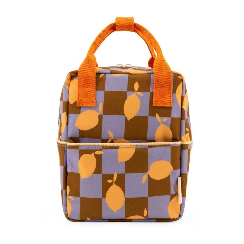 Kleiner Kinderrucksack "Farmhouse Checkerboard Lemon"