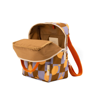 Kleiner Kinderrucksack "Farmhouse Checkerboard Lemon"