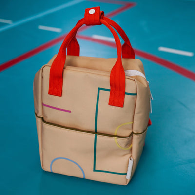 Kleiner Kinderrucksack "Better together Gym floor"