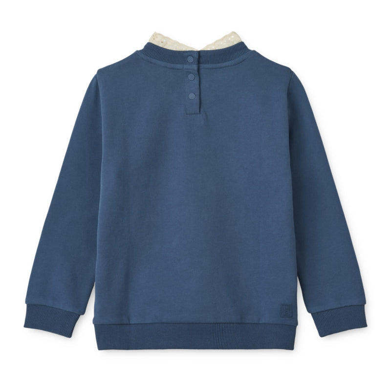 Sweatshirt "Rakel Bow Indigo Blue“