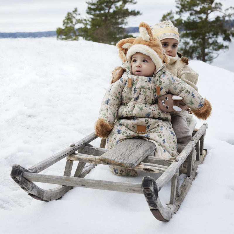 Vintage Baby-Wintermütze "Bunny Darling"