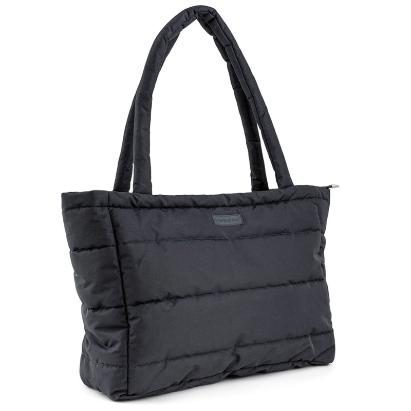 Gesteppte Wickeltasche "Black"