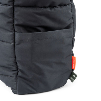 Gesteppte Wickeltasche "Black"