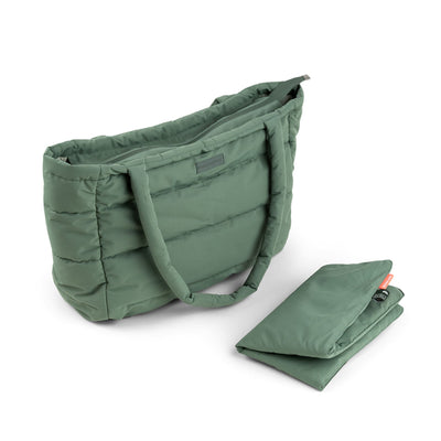 Gesteppte Wickeltasche "Green"