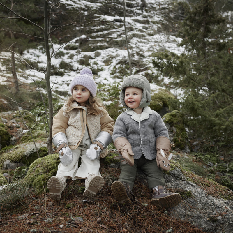 Kinder-Fäustlinge "Silver Sheen" 1-3 Jahre