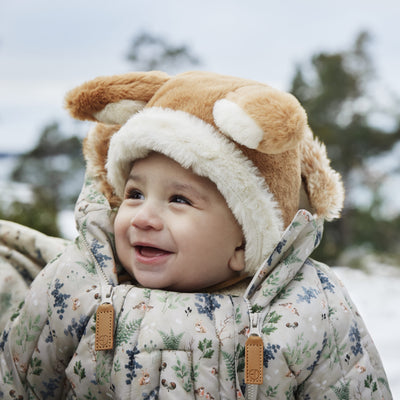 Vintage Baby-Wintermütze "Bunny Darling"