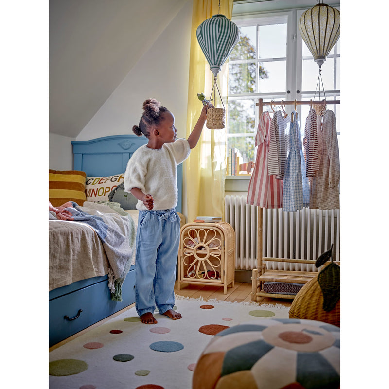 Heißluftballon für Kinderzimmer "Pomp Grün" Polyester