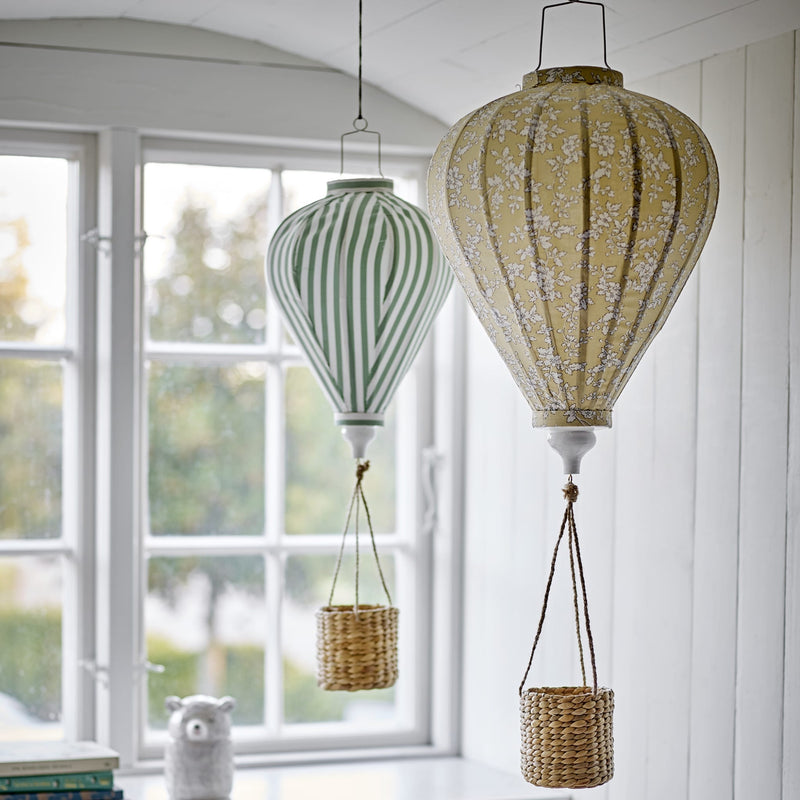 Heißluftballon für Kinderzimmer "Pomp Gelb"