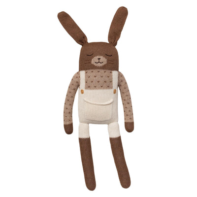 Kuscheltier “Large Bunny Ecru Overalls" 42cm