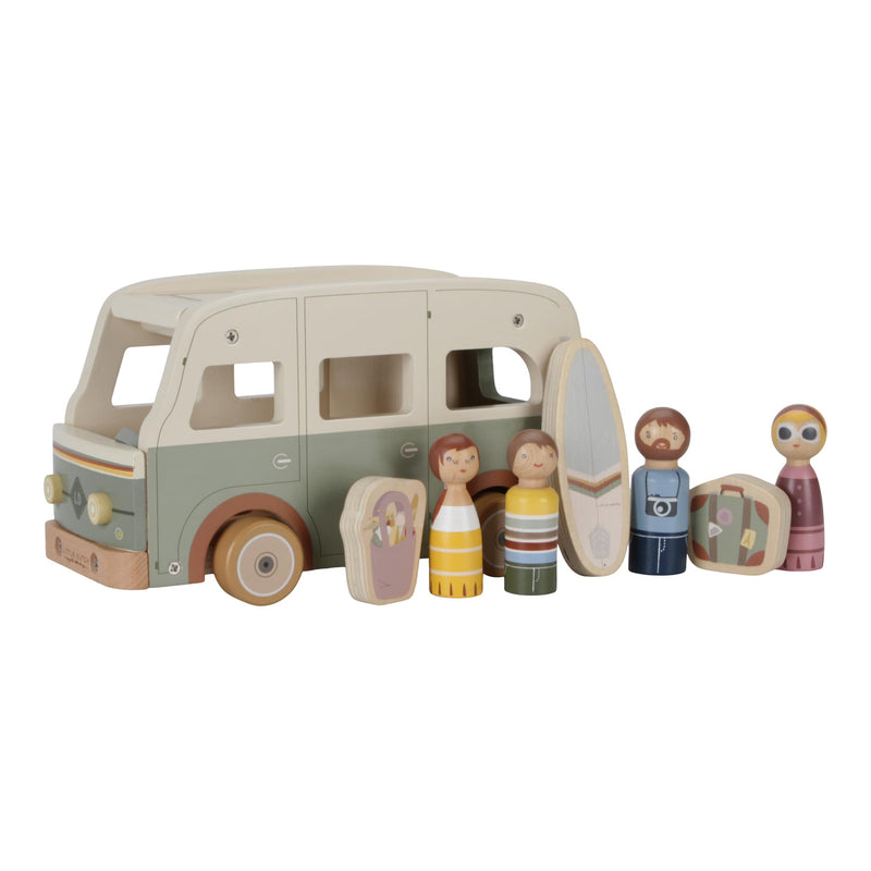 Camper aus Holz inkl. Spielfiguren “Retro Van“