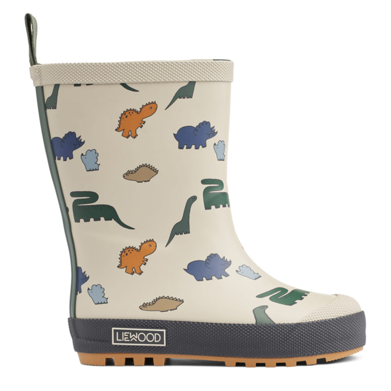 Kinder-Thermoregenstiefel "Mason Dinosaurs / Mist"