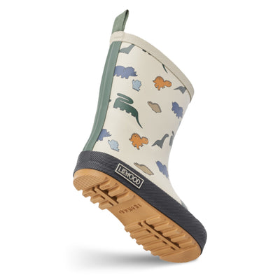 Kinder-Thermoregenstiefel "Mason Dinosaurs / Mist"