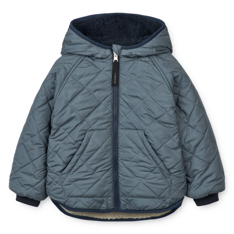 Wendbare Kinder-Jacke “Jackson Whale Blue Multi Mix”