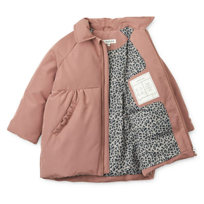 Kinder-Steppjacke "Cosmos Cherry / Dark Rosetta"