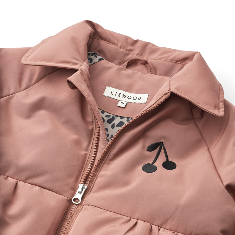 Kinder-Steppjacke "Cosmos Cherry / Dark Rosetta"