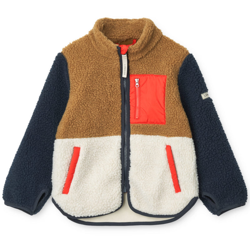 Plüschjacke für Kinder “Nolan Midnight Navy Multi Mix“