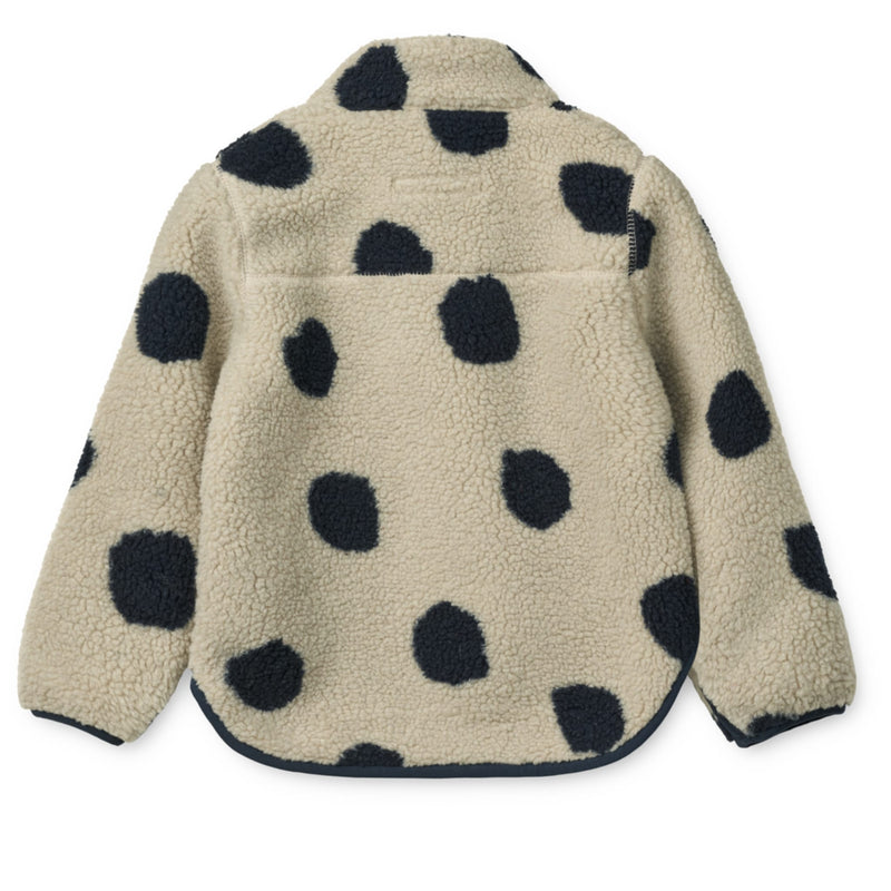 Plüschjacke “Noam Spot dots / Mist"