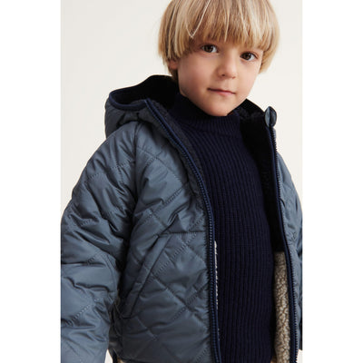 Wendbare Kinder-Jacke “Jackson Whale Blue Multi Mix”