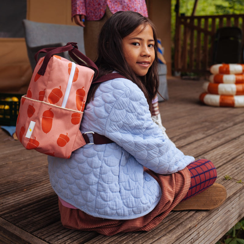 Kleiner Kinderrucksack "Acorn / Moonrise pink"