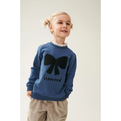 Sweatshirt "Rakel Bow Indigo Blue“