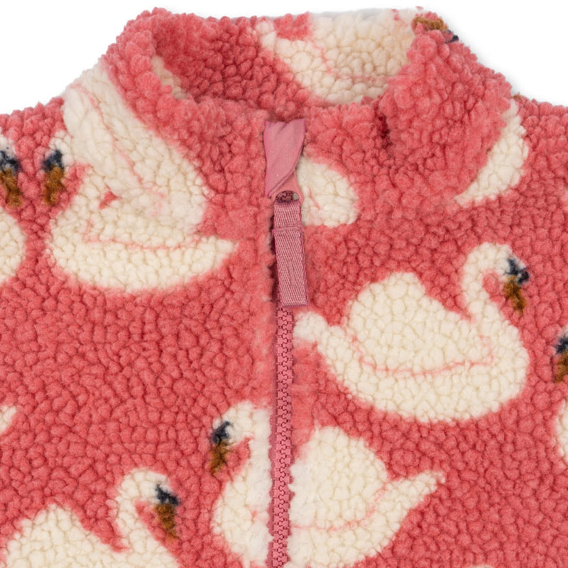 Teddy-Kinderjacke “Jody Swan Candy"