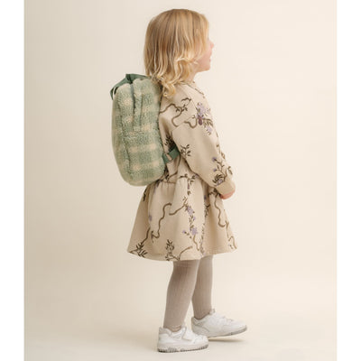 Kinderrucksack "Sage Check"