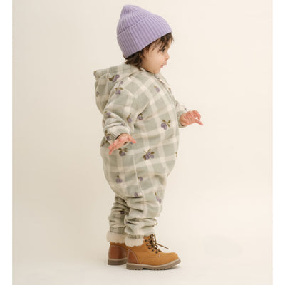 Baby-Overall aus Fleece "Prune Check"