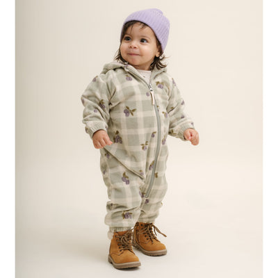 Baby-Overall aus Fleece "Prune Check"