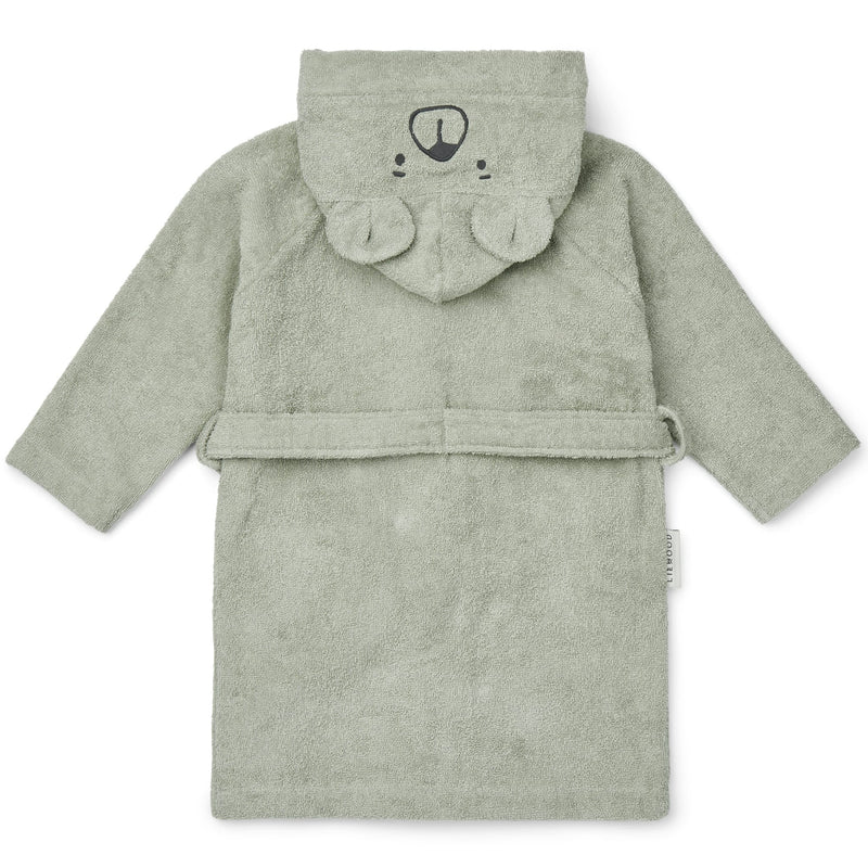 Kinder-Bademantel “Lily Bear Dove Blue"