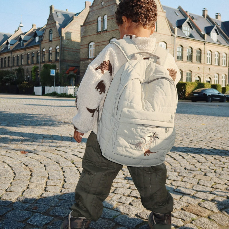 Teddy-Kinderjacke “Jody Dino Silhouette”