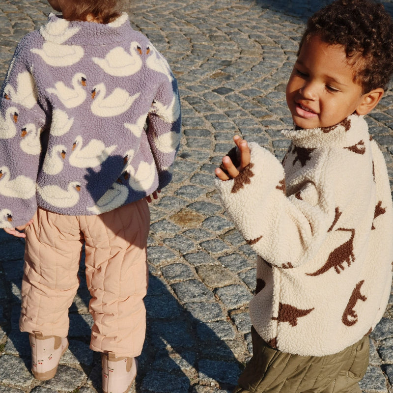 Teddy-Kinderjacke “Jody Dino Silhouette”