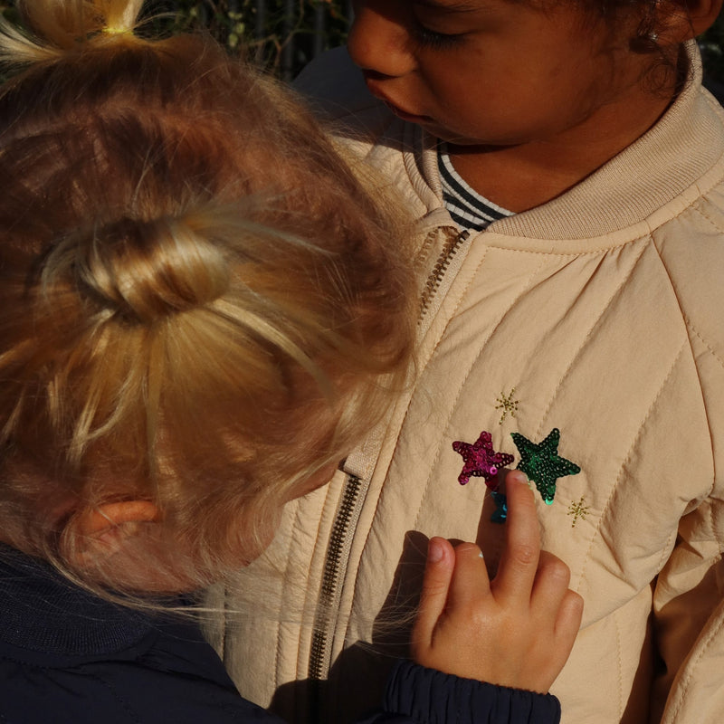 Kinder-Bomberjacke “Juno Sequin Frappé”