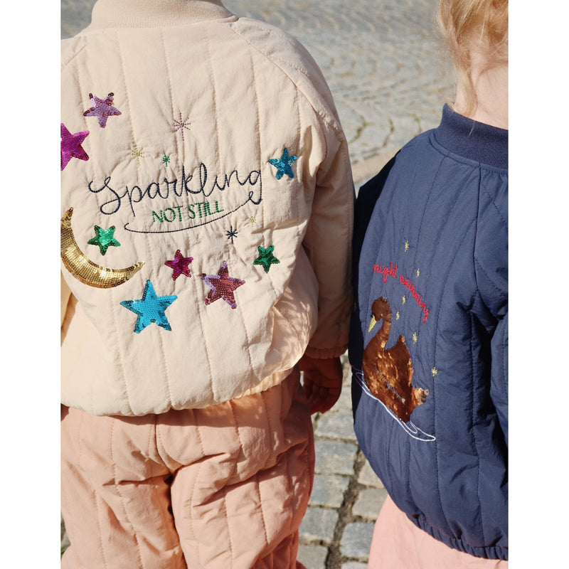 Kinder-Bomberjacke “Juno Sequin Frappé”