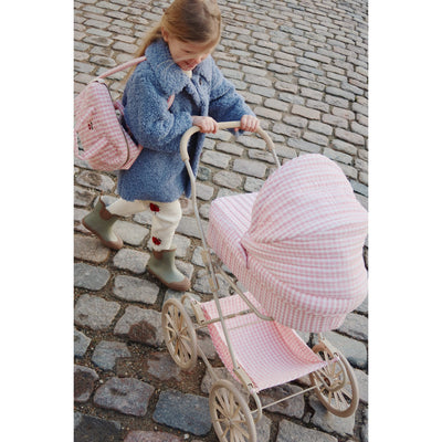 Puppenwagen “Powder Pink Check“