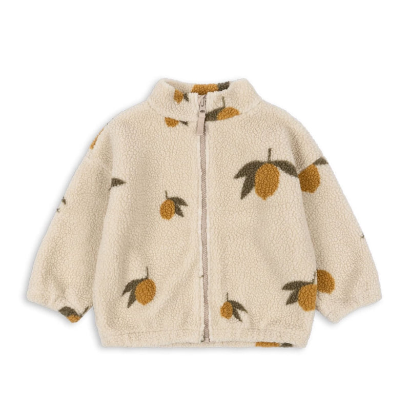 Teddy-Kinderjacke “Jody Mon Grand Citron”