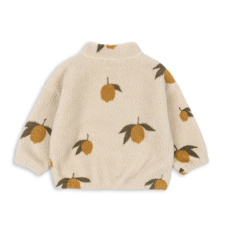 Teddy-Kinderjacke “Jody Mon Grand Citron”