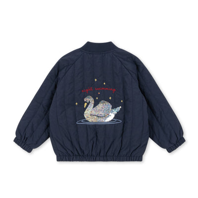 Kinder-Bomberjacke “Juno Sequin Total Eclipse”