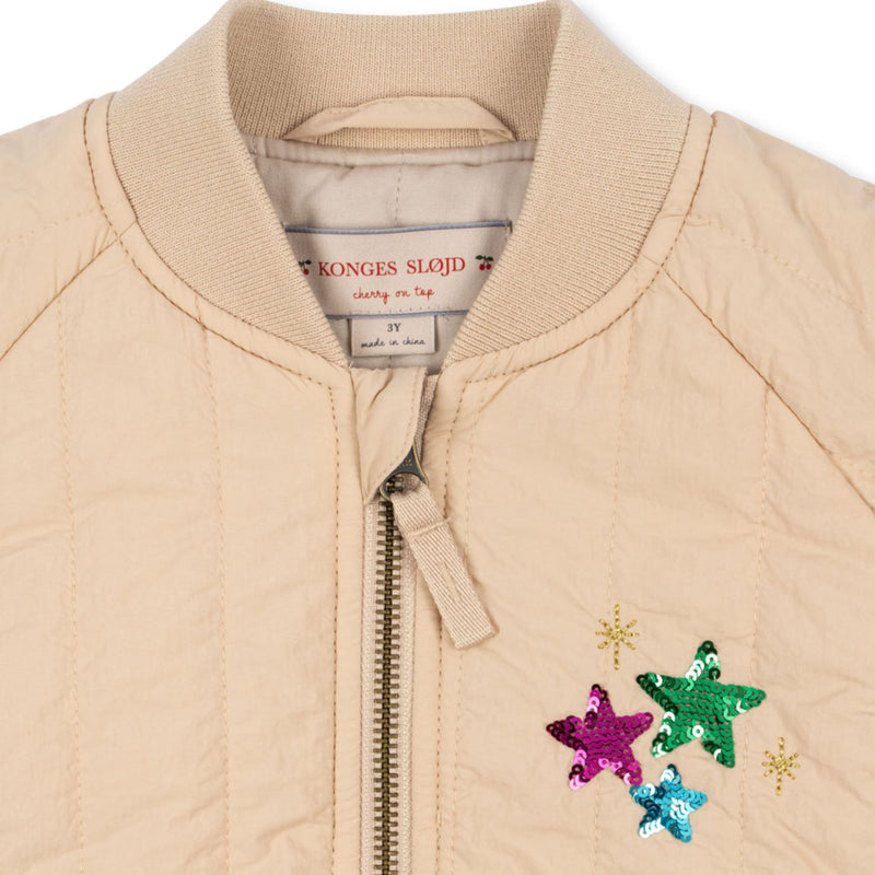 Kinder-Bomberjacke “Juno Sequin Frappé”