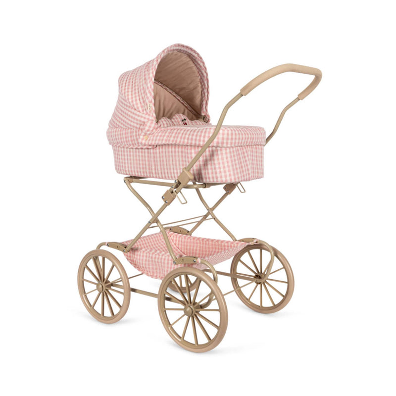 Puppenwagen “Powder Pink Check“