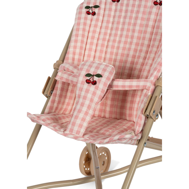 Puppenbuggy “Powder Pink Check“