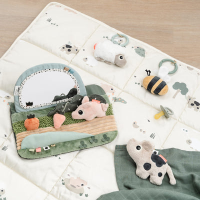 Activity Spiegel. "Tummy Time -Tiny Farm - Colour Mix"