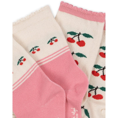 Kinder-Socken “Cherry Mix“ 2er Pack