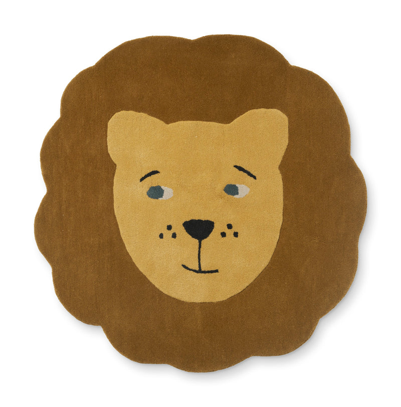 Kinderteppich aus Wolle “Jena Lion Golden Caramel Multi Mix”